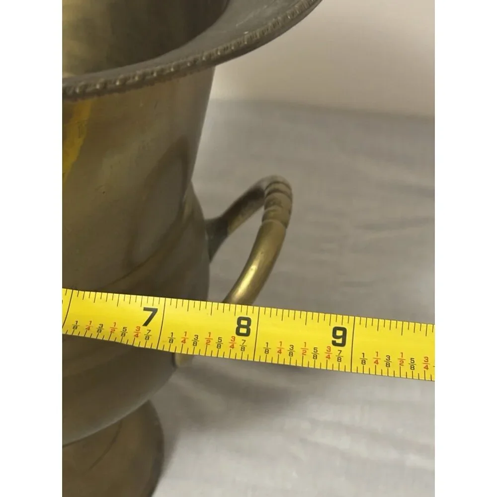 Antique Penco Champagne Bottle Cooler Brass Ice Cooler Wine Serving Cooler
